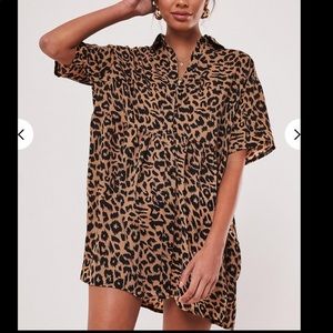 Missguided leopard dress